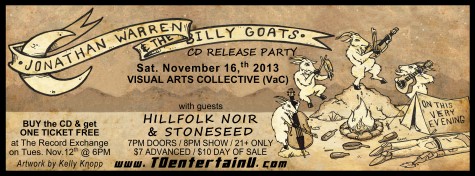 13.11.16 BILLY GOATS CD RELEASE